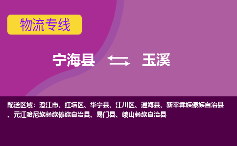 宁海县到玉溪物流专线-宁海县至玉溪物流公司-宁海县至玉溪货运专线