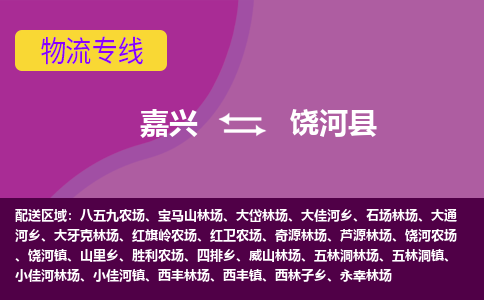 嘉兴到饶河县物流公司,嘉兴到饶河县货运,嘉兴到饶河县物流专线