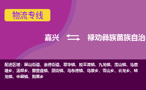 嘉兴到禄劝彝族苗族自治县物流公司,嘉兴到禄劝彝族苗族自治县货运,嘉兴到禄劝彝族苗族自治县物流专线