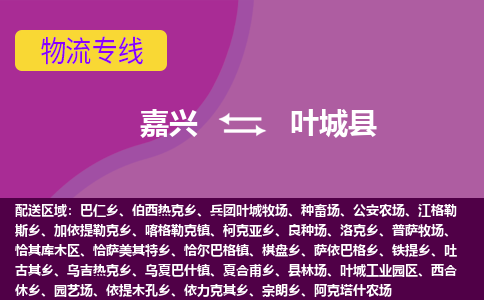 嘉兴到叶城县物流公司,嘉兴到叶城县货运,嘉兴到叶城县物流专线