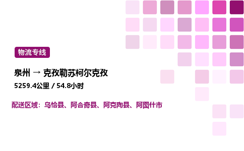 泉州到克孜勒苏柯尔克孜物流专线-泉州至克孜勒苏柯尔克孜物流公司-泉州至克孜勒苏柯尔克孜货运专线