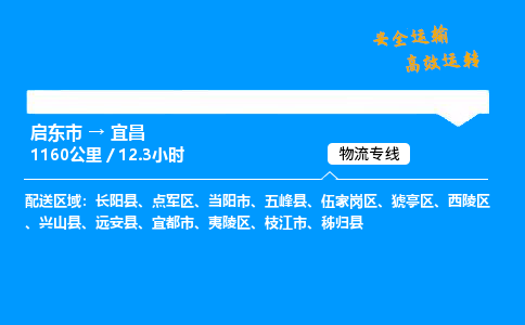 启东市到宜昌物流专线,启东市到宜昌货运,启东市到宜昌物流公司