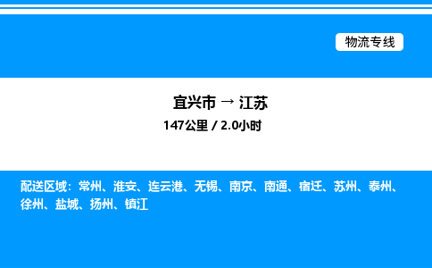 宜兴市到江苏物流专线/公司 实时反馈/全+境+达+到