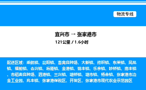 宜兴市到张家港市物流专线/公司 实时反馈/全+境+达+到